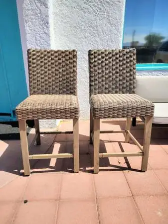 New.  Ashley Walton Bridge Outdoor Bar Stool (Set of 2).