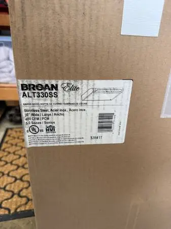 Broan range hood