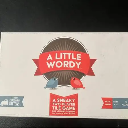 A Little Wordy game (from Exploding Kittens)