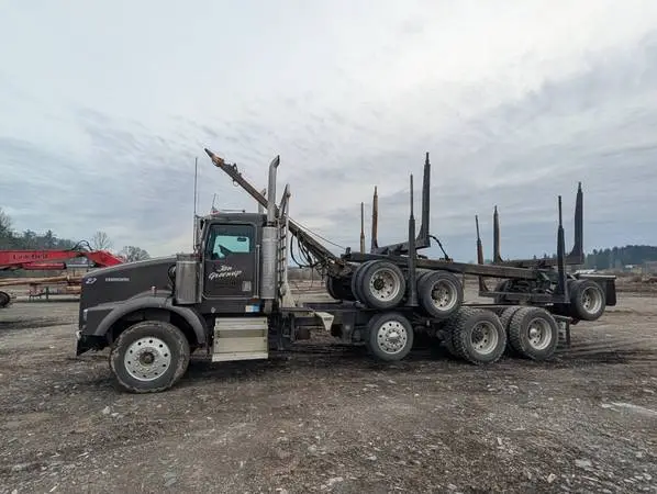 1997 t800 Kenworth mule train log truck