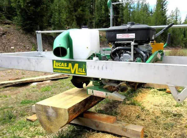 Lucas Mill Model 7-23 Portable Swing Blade Circular Sawmill