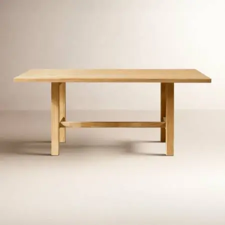 New handcrafted farmhouse style dining table solid butcher block extra large L80