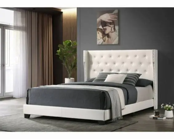 KING BED FRAME NO MATTRESS