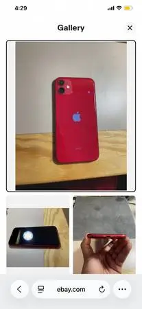 REFURBISHED/USED IPHONE 11(RED) 64GB