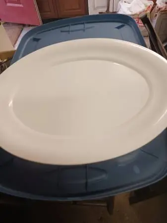 Gravy bowl & platter