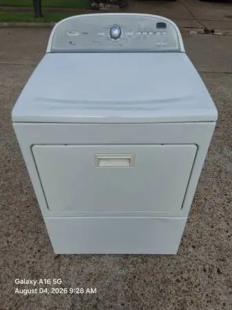 Whirlpool Cabrio Heavy Duty Electric Dryer dismantled and deep clea