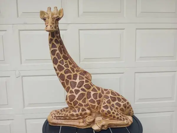 STRIKING EX LARGE MARWAL IND.1970s GIRAFFE SCULPTURE