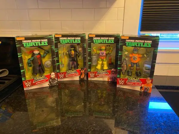 New In Box - WWE Ninja Superstars crossover figures