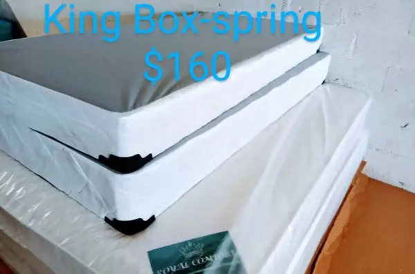 $160 king box-spring brand new free delivery same-day