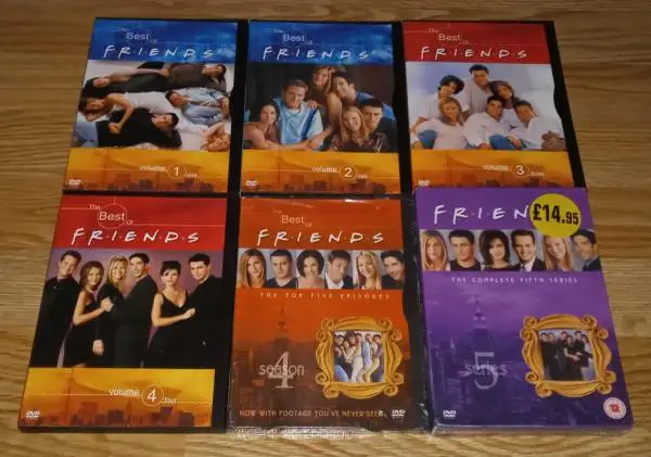 Friends Dvd Tv Show Series Volume 1-4 + New Season 5