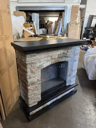 allen + roth 43.5-in Stacked Faux Sandstone
