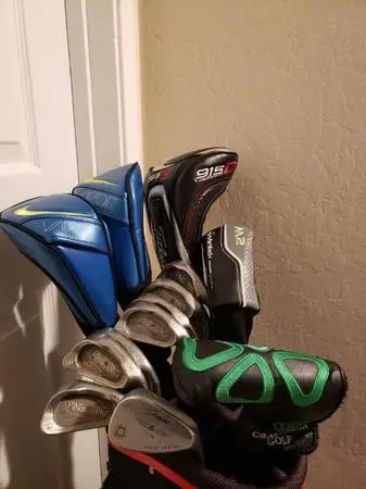 Ping full golf clubs set and bag