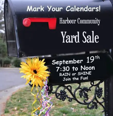 The Harbour Community YARD SALE - Saturday Sept 19th