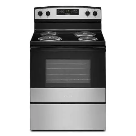 Amana 30-in 4 burners Electric Range Stainless Steel Warranty!