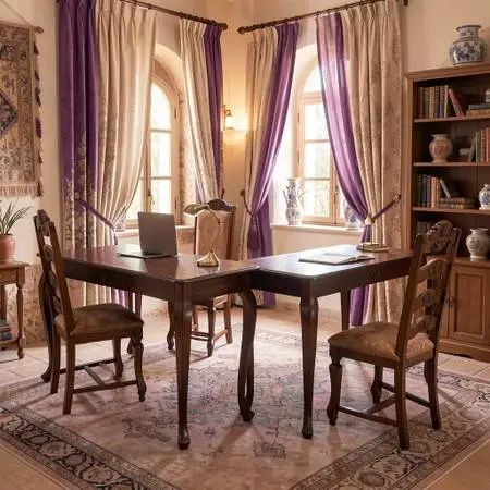 The Dualist Atelier: Symmetrical Queen Anne Desks & Sculptural French