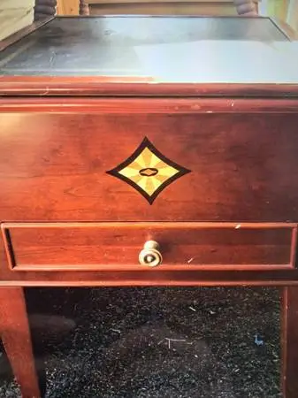 Vintage Cherry Wood Bombay Game Table Stand