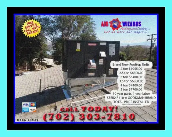 Do you wish for New package unit Air Conditioner Your Neighborhood HV