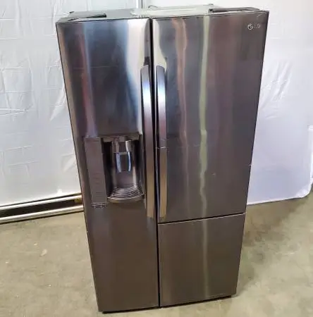 2019 LG 26 cu. ft. Door-in-Door® Refrigerator Black Stainless Steel