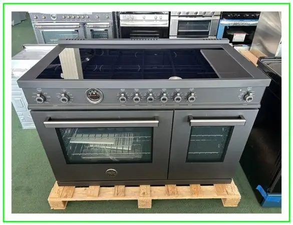 Bertazzoni Professional Series 48 In. Induction Range- Black Carbonio
