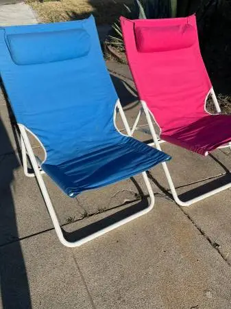 Large Beach Chairs or Camping Chairs x 2