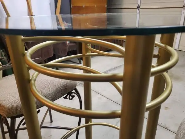 High Table and 2 Bar Chairs