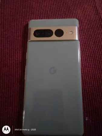 Cracked Google Pixel 7 Pro smartphone