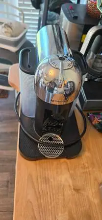 Nespresso Vertuo chrome coffee machine