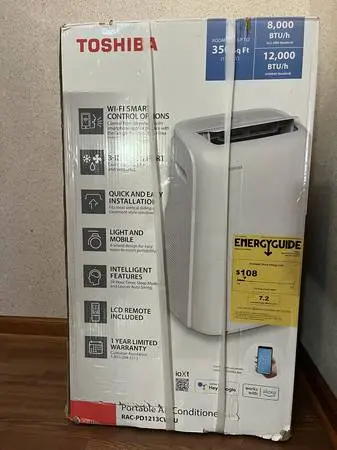 Portable Air Conditioner A/C AC Toshiba 12000 btu