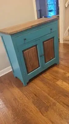 Handcrafted Nadeau Solid Wood Cabinet