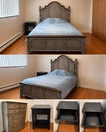 Bed and dresser for sale