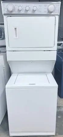 Whirlpool Electric 240V Laundry Center Washer Dryer Stackable , White