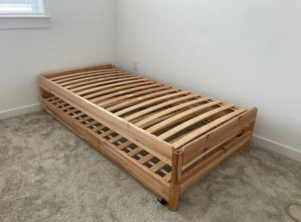 Twin over Twin UTÅKER Stackable bed, pine in excellent condition like a New