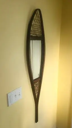 One-of-a-Kind Vintage Snowshoe Mirror