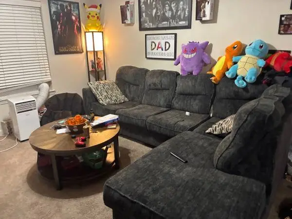 large U-shaped sectional sofa