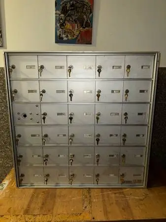 Apartment or Office Mailbox Unit 29 Tenant Doors and 1 USPS Master Doo