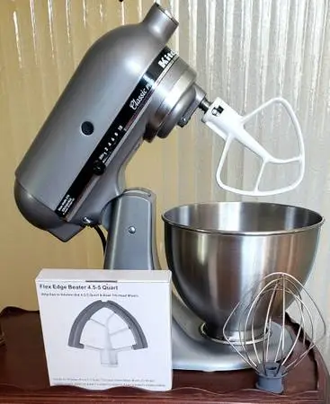 Kitchenaid Stand Mixer + Stainless Steel Bowl + Accessories