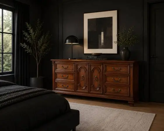 Wood  buffet, credenza, tv stand