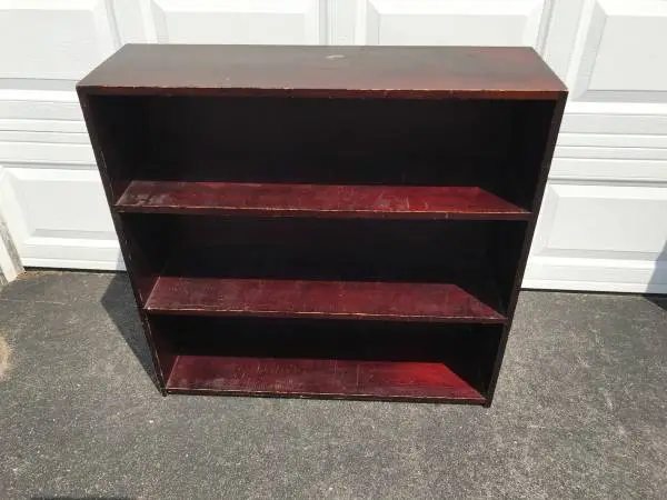 Extra deep hand made bookcase