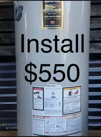Refurbished Water Heater & installation