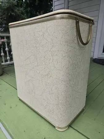 Mid Century Modern Sparkly Clothes Hamper