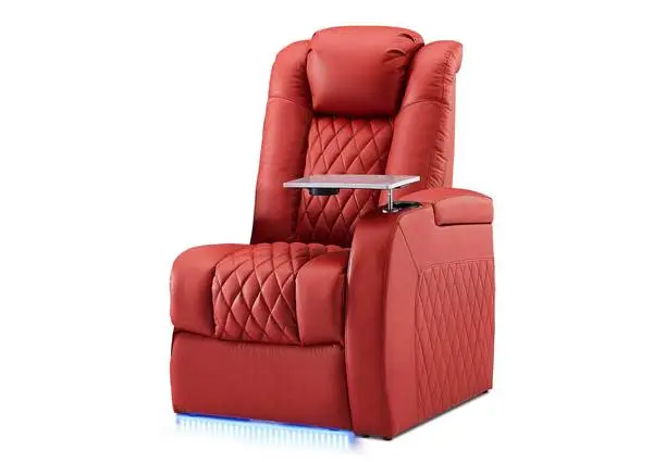 Weilianda FortLux Series Single-Arm Recliner, Red