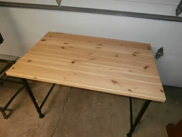 Ikea Pine Top Desk / Utility Table