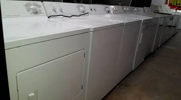 Matching washer & dryer machines sets
