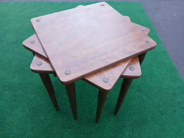 Mid Century Nesting Tables Set