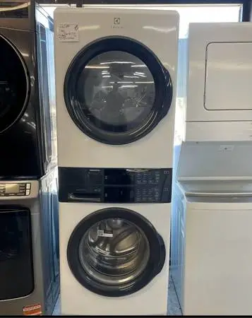 New washer,refrigerator,stove,dryer,stackable washer and dryer