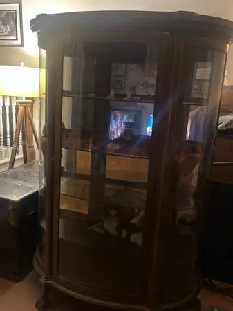 Antinque glass cabinet