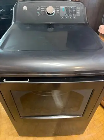 NEW GE glass door 7.3 cu ft gas dryer