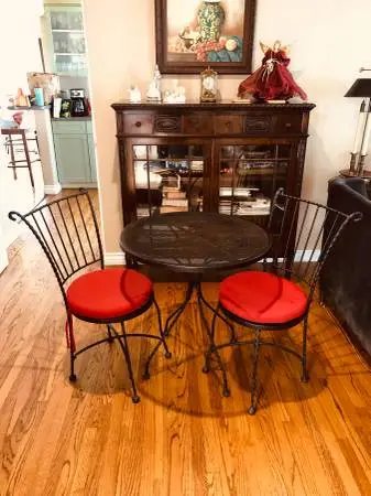 Cast Iron Patio Table with Chairs