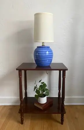 Blue Accent Table Lamp
