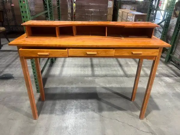 Wood Desk 54 x 24” deep x 36 high , Side Table